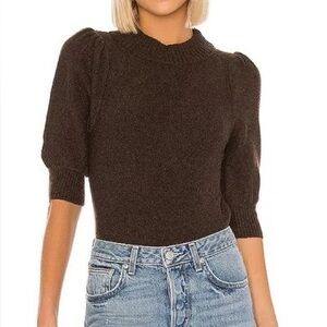 Free People Chocolate Crew Neck Sweater